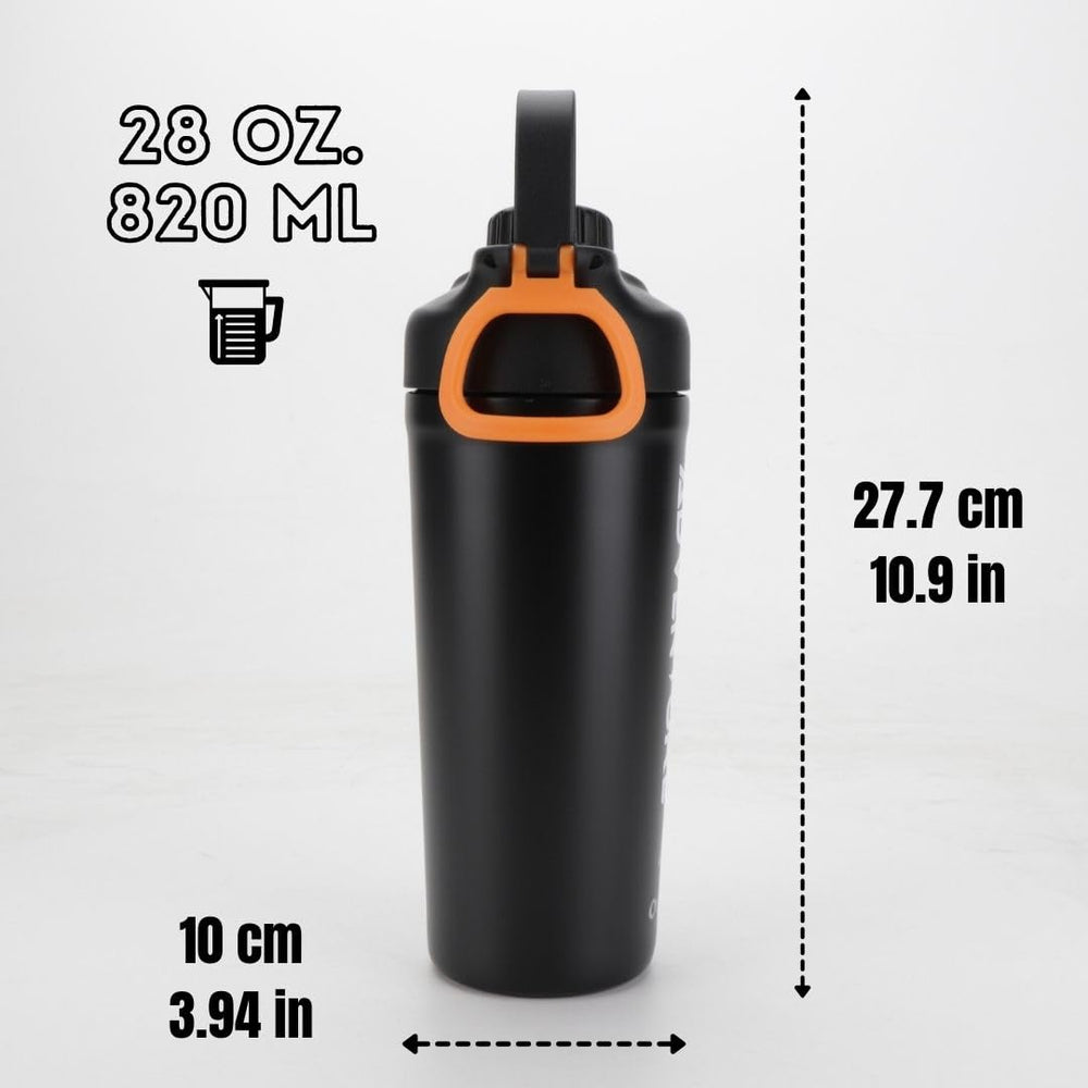 Ozizo 28oz capacity reduces refills during long training sessions.