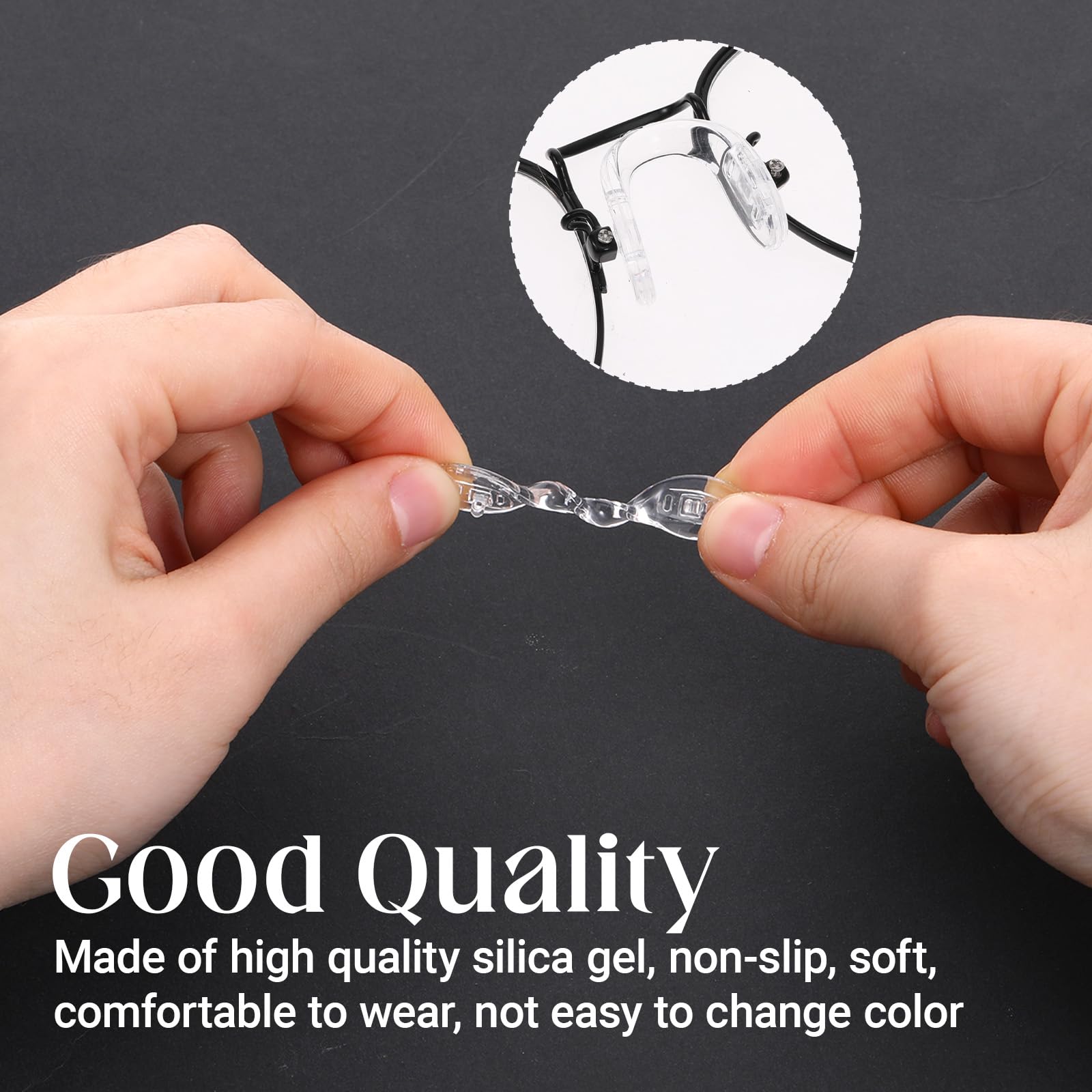 Compatible with most screw-in glasses and sunglasses