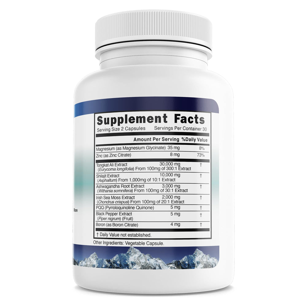 Packaged Shilajit box and bottle with label