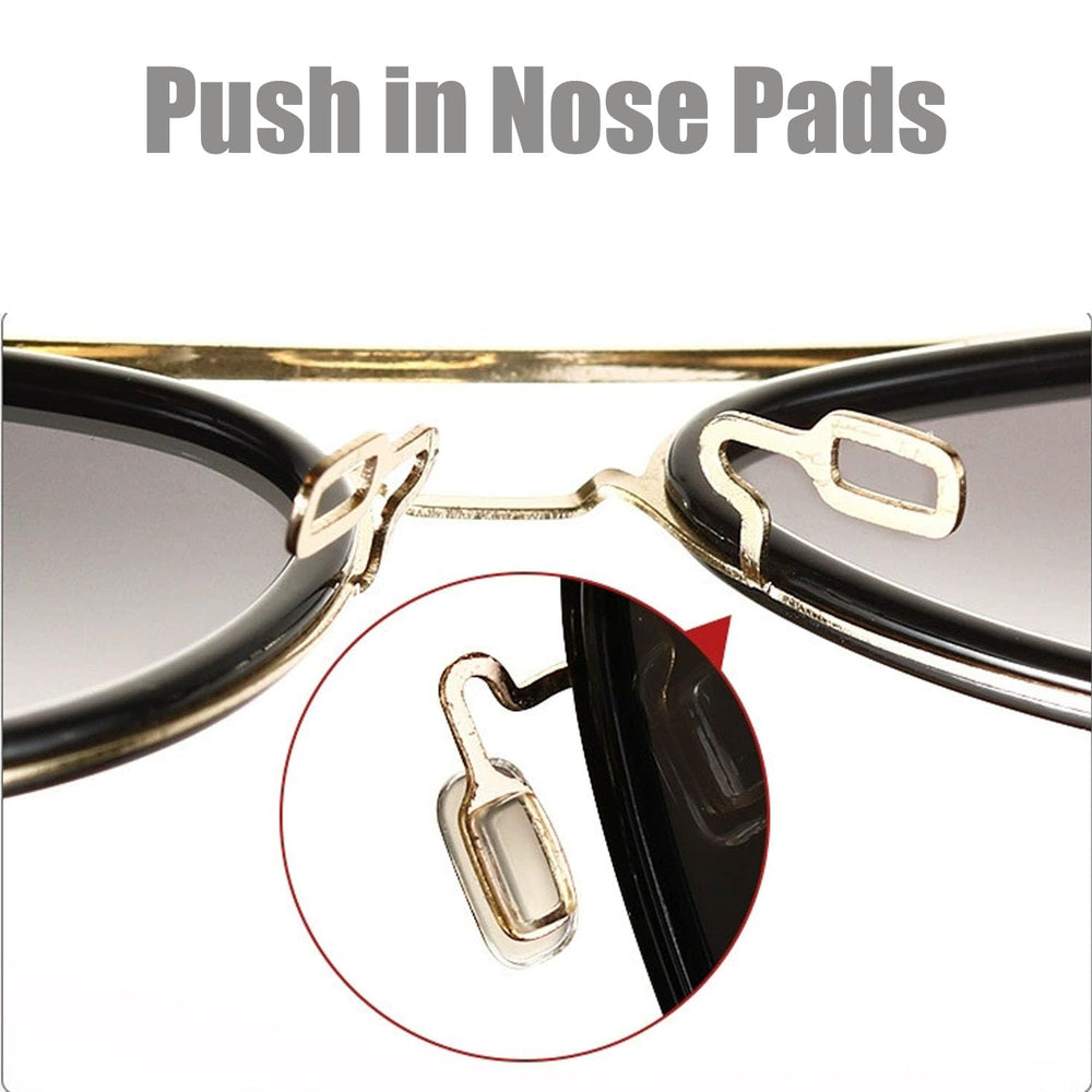 Packaging showing 10 pairs of silicone nose pads