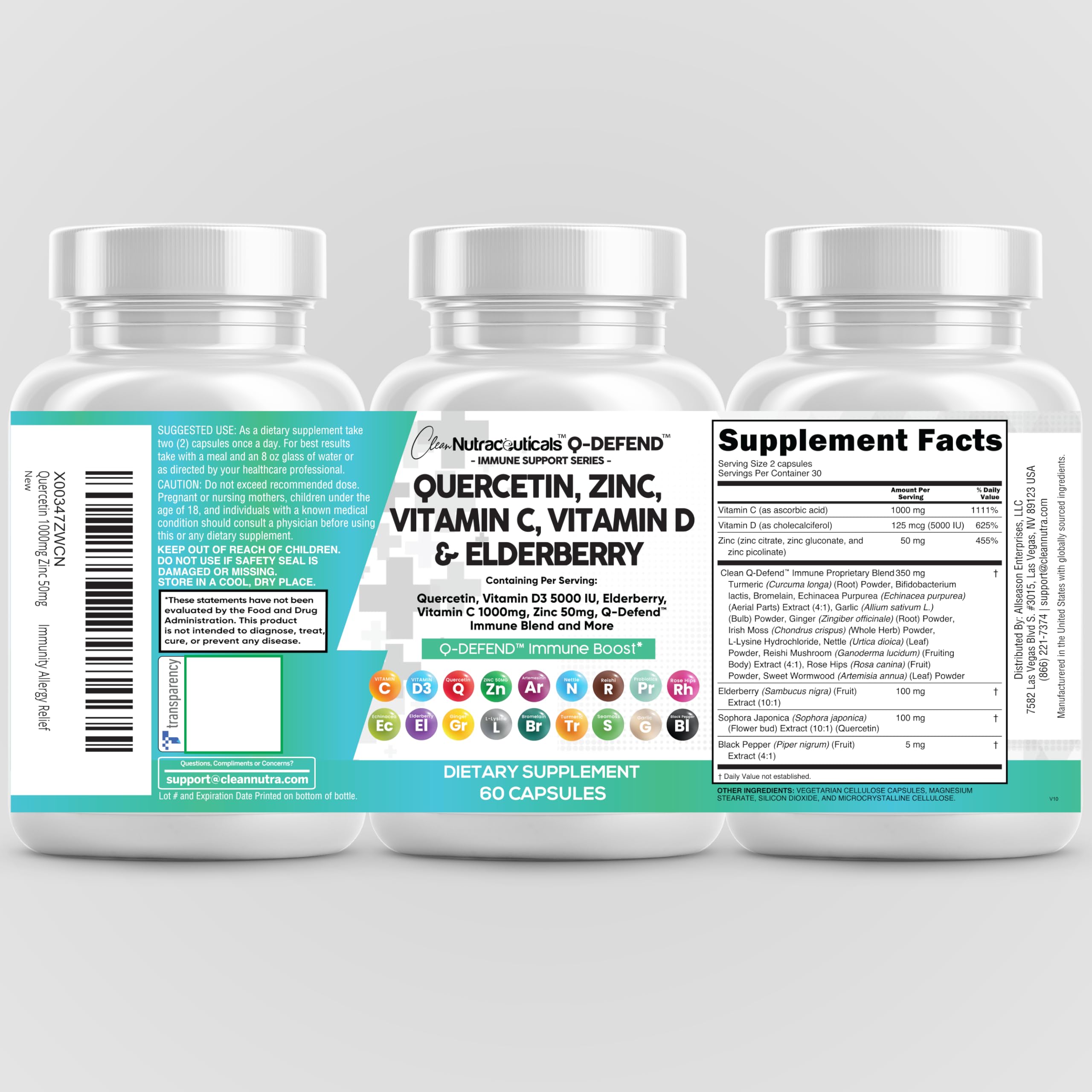 30-day supply packaging and box label
