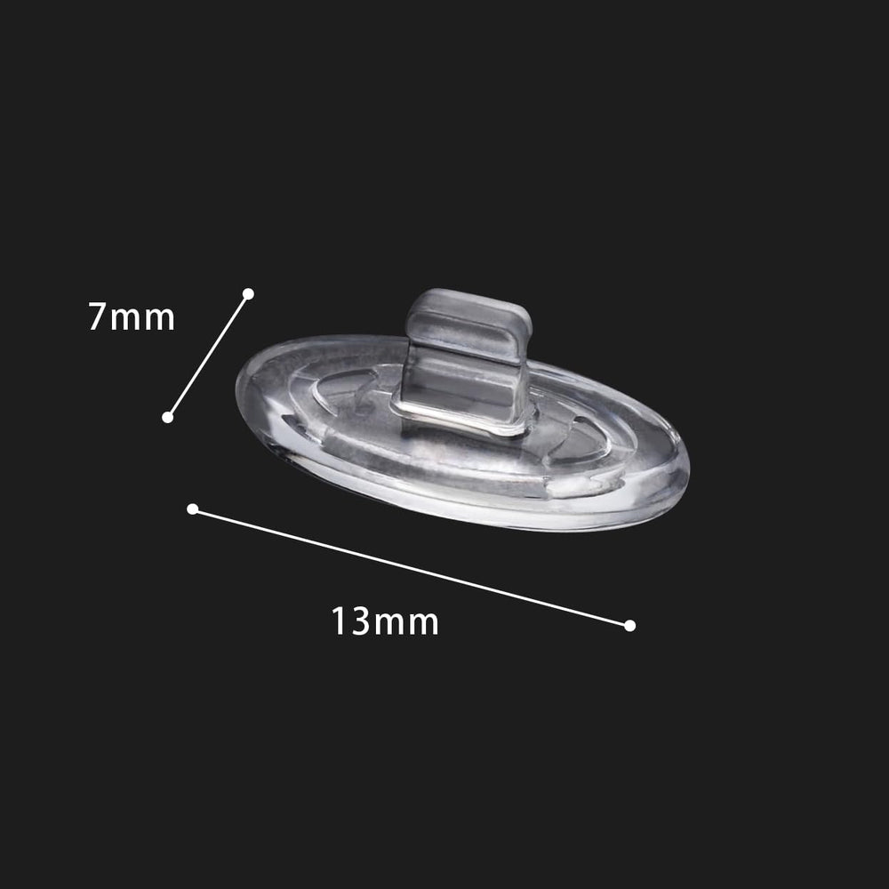 Package includes 6 pairs of nose pads and screws