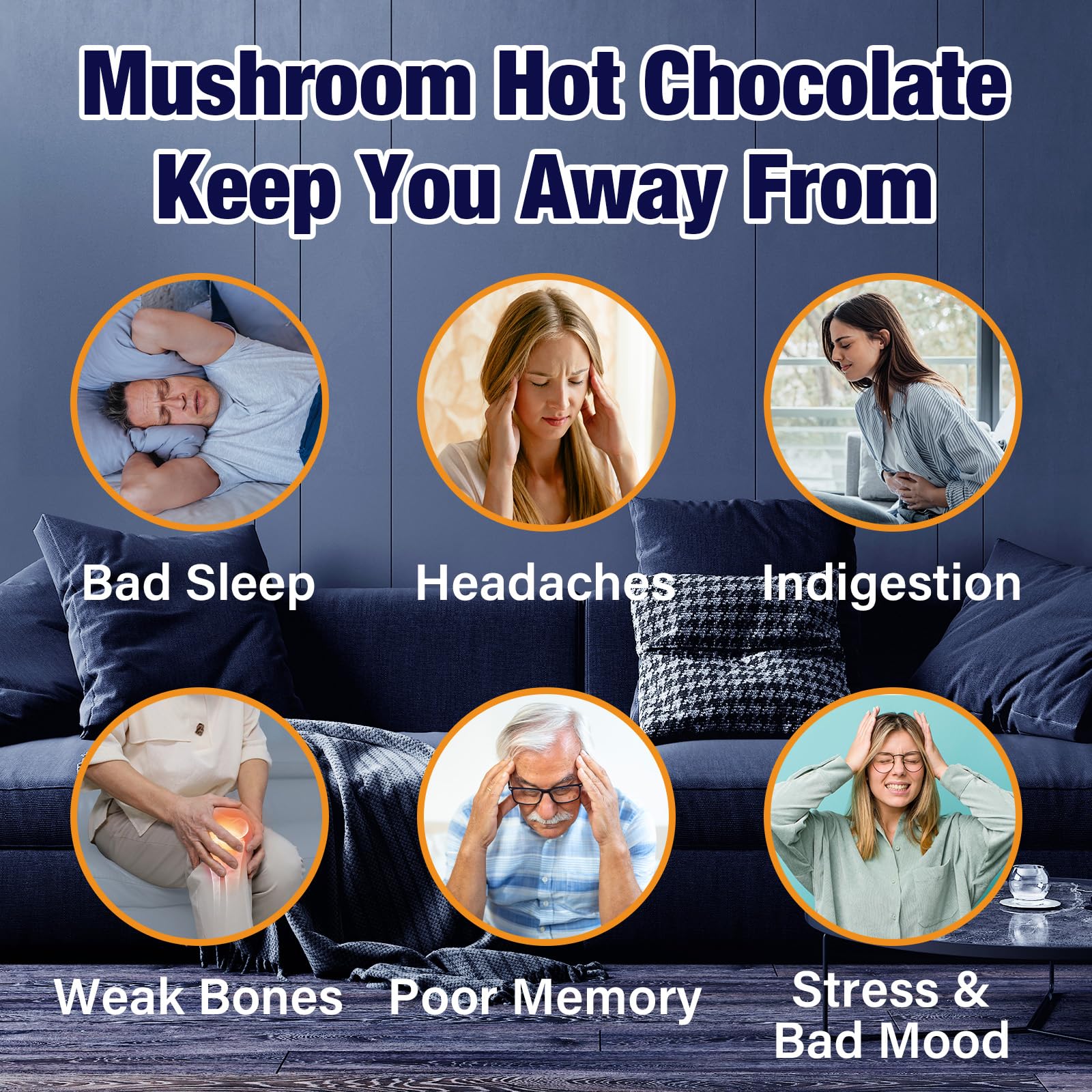 7.4oz packaging of mushroom hot cocoa mix