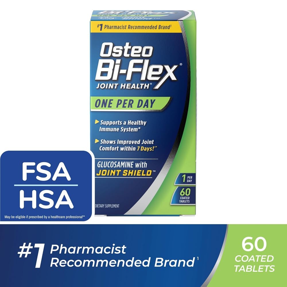 Close-up of Osteo BiFlex packaging and label
