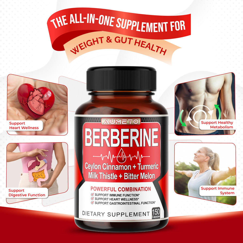 Packaging for organic Berberine supplement