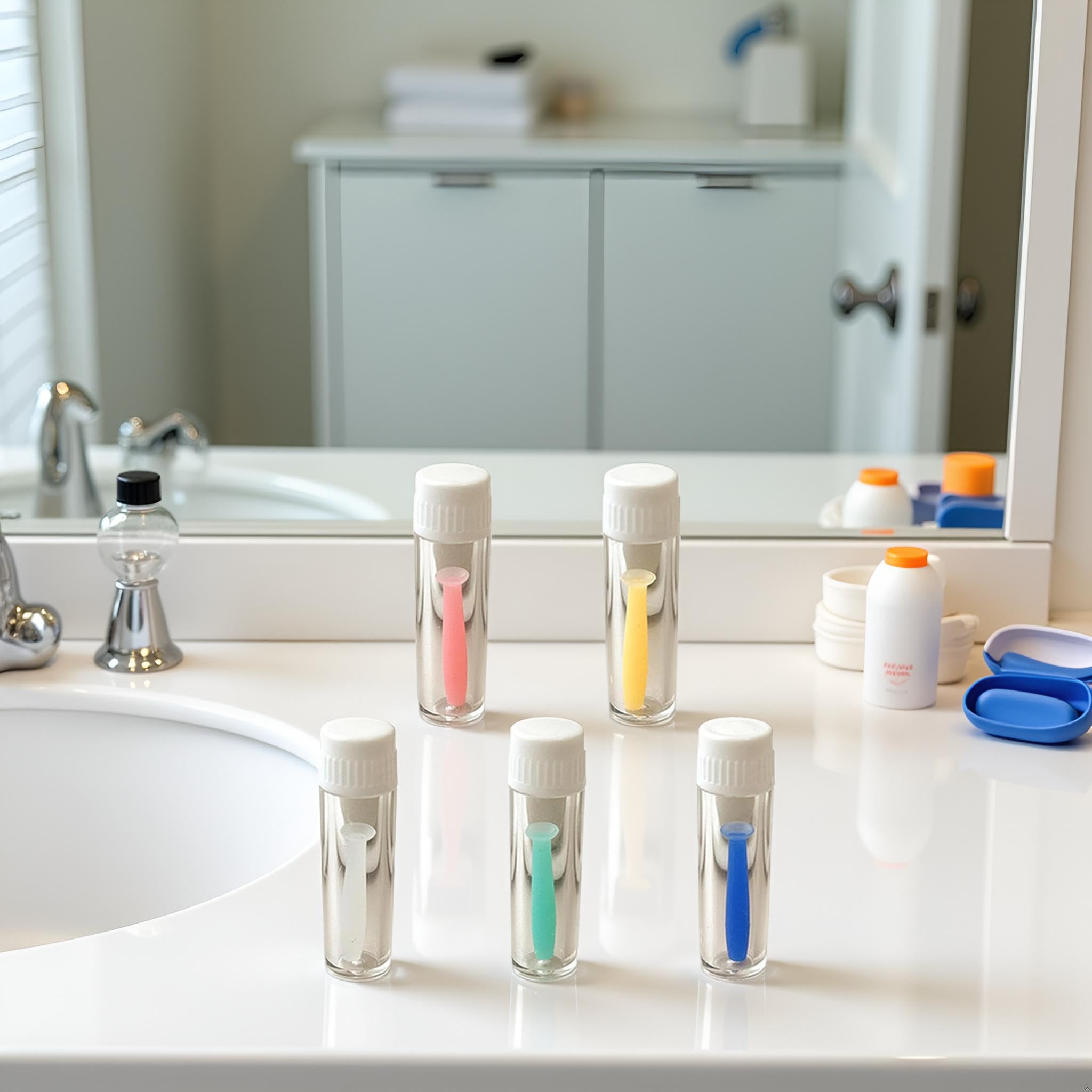 Blue lens plunger packaging and product image