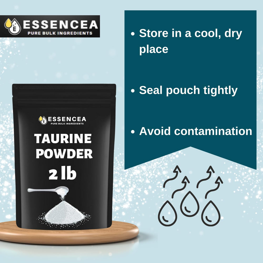 Packaging may vary for Essencea Taurine Powder 2lb