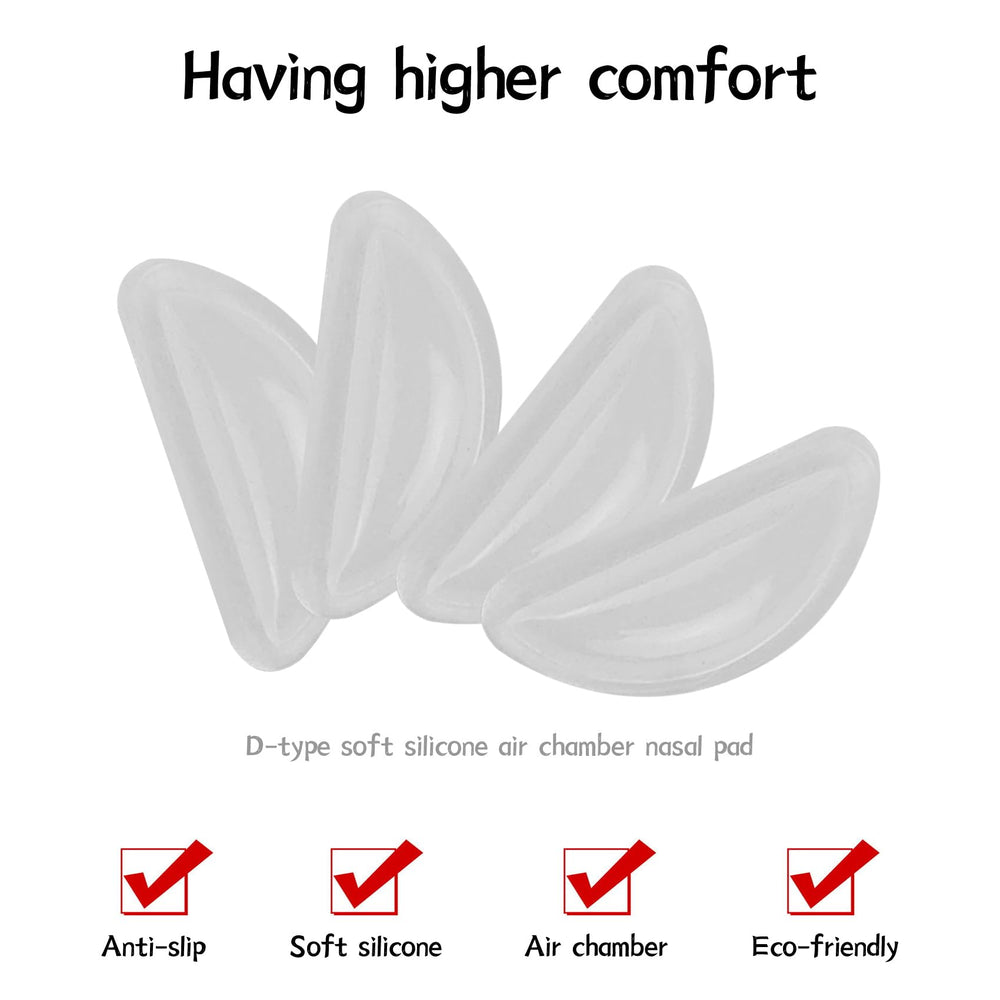 Packaging showing 20 pairs of nose pads