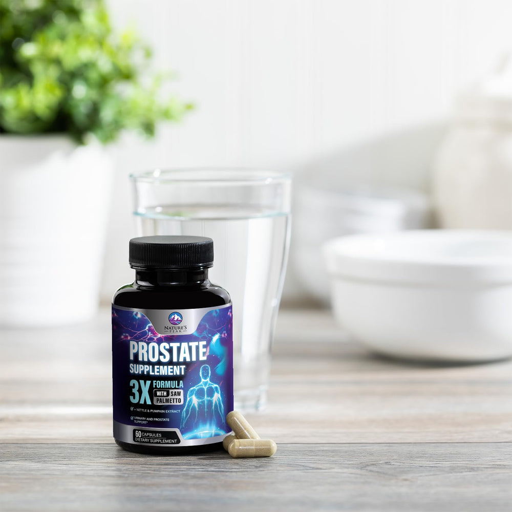 Packaging for Prostate Health Supplements bottle