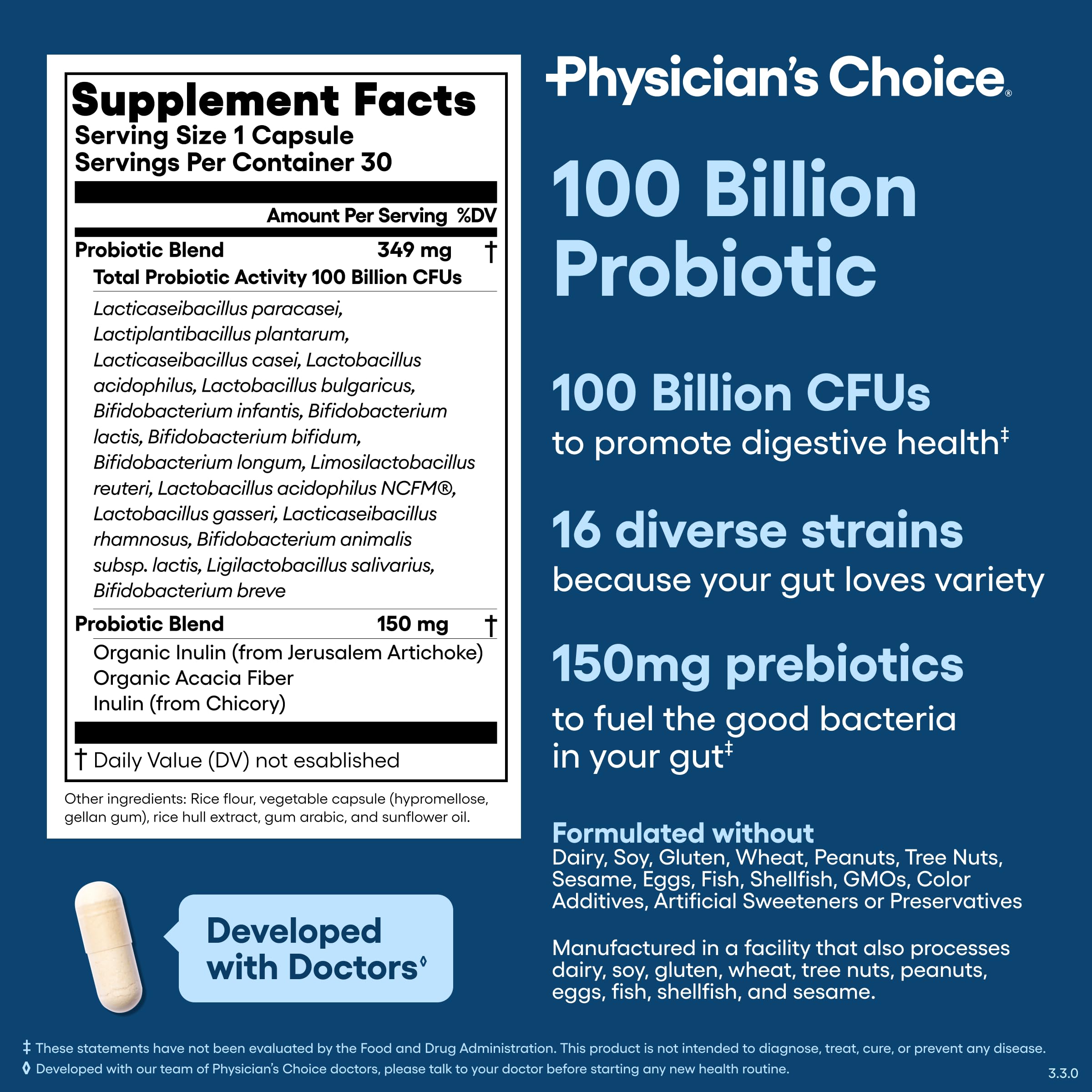 Shelf-stable packaging for probiotic supplement