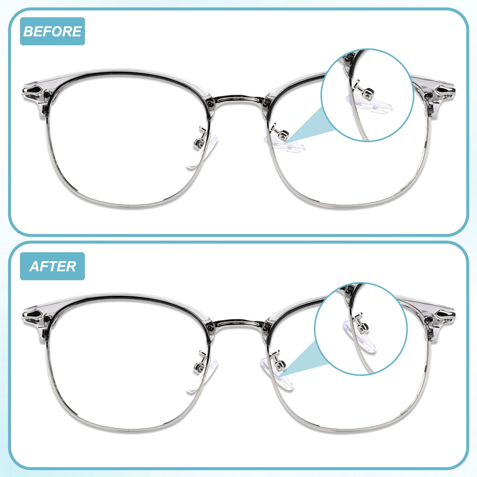 Packing list for eyeglass repair kit