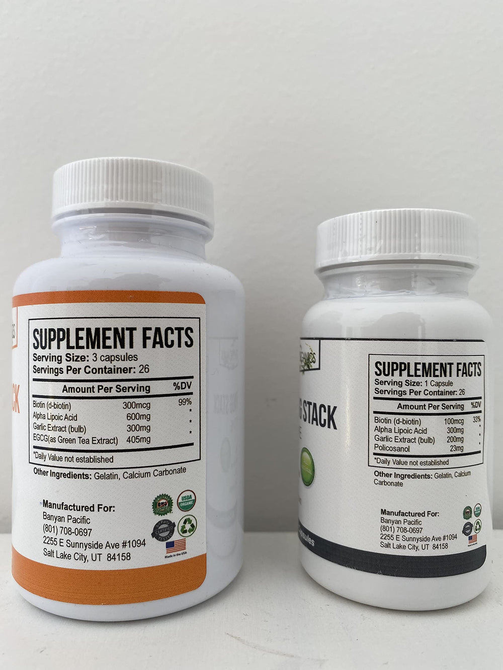 PAGG Stack manufacturing facility certification image showing FDA/GMP and Non-GMO