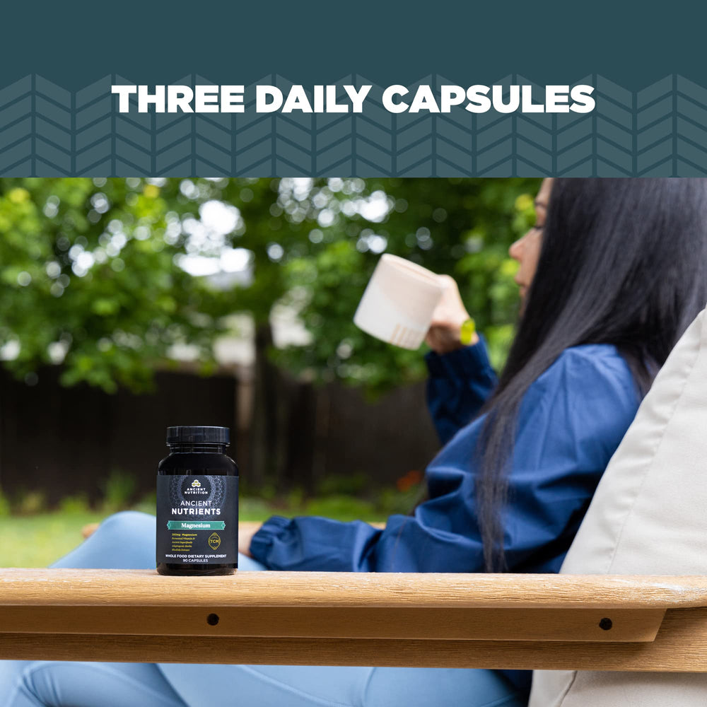 Paleo and keto friendly magnesium supplement bottle