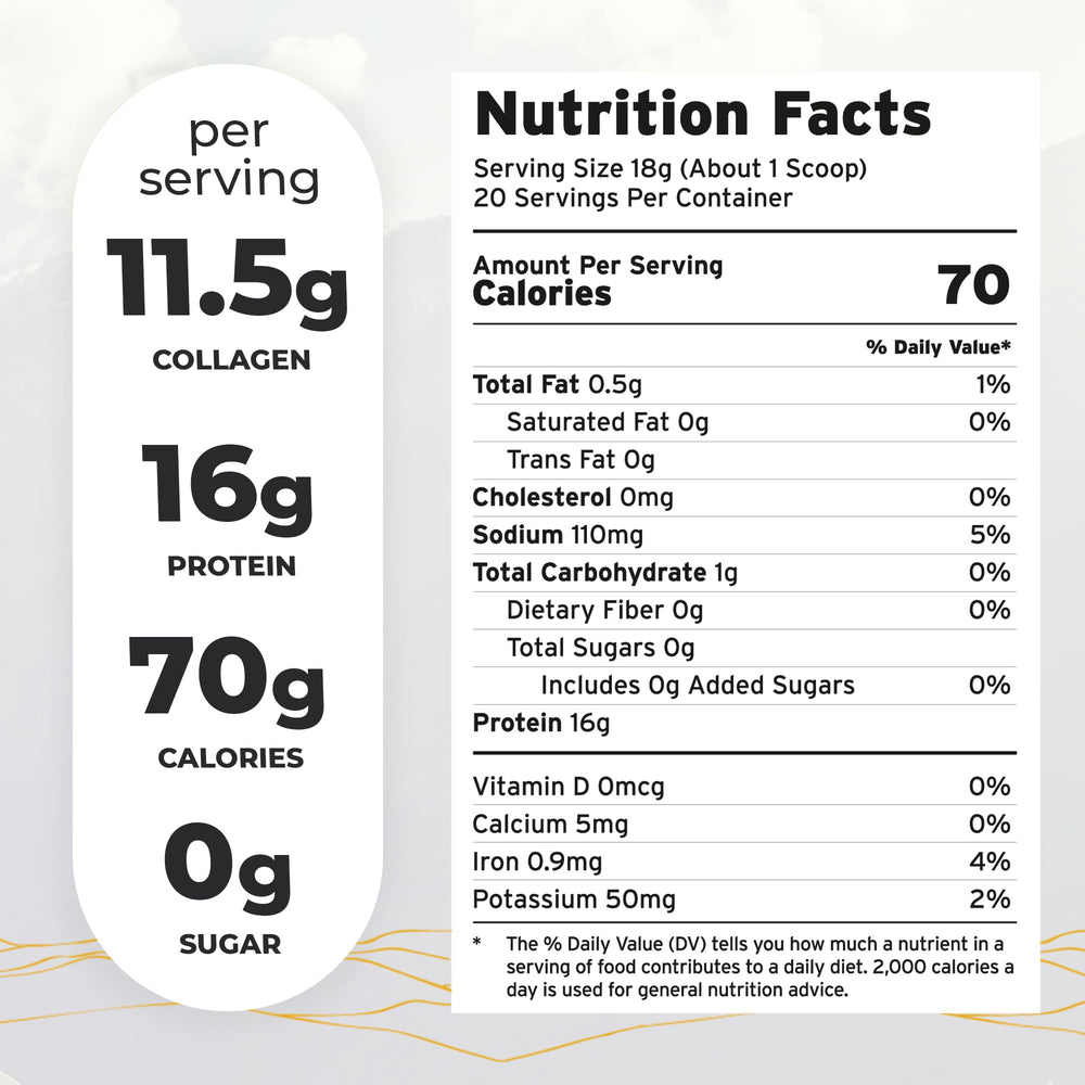 Paleo Pro vanilla collagen in coffee cup boosts morning energy.