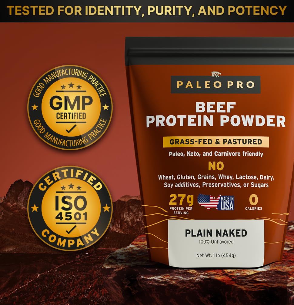 Gluten-free and dairy-free PaleoPro Protein Powder