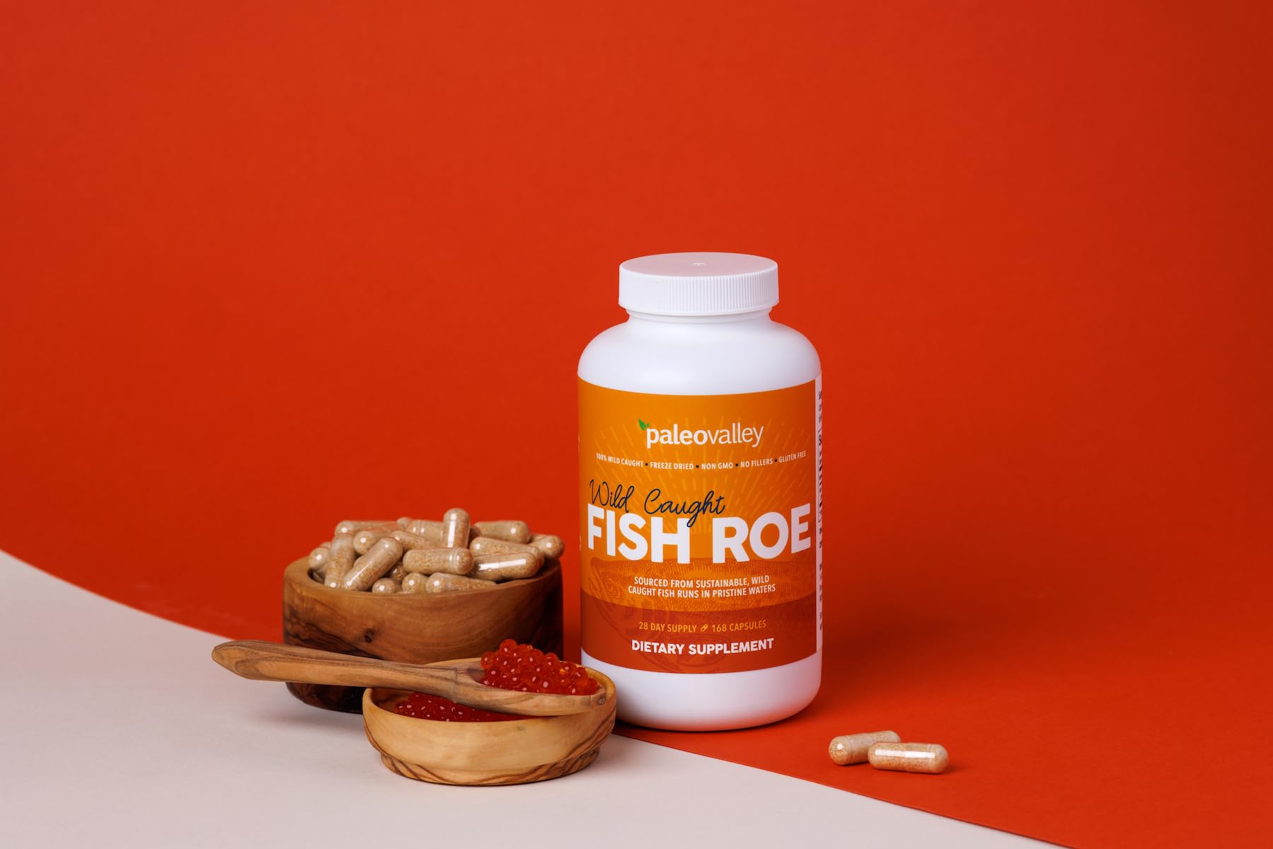 Illustration of omega-3 fatty acids in fish roe