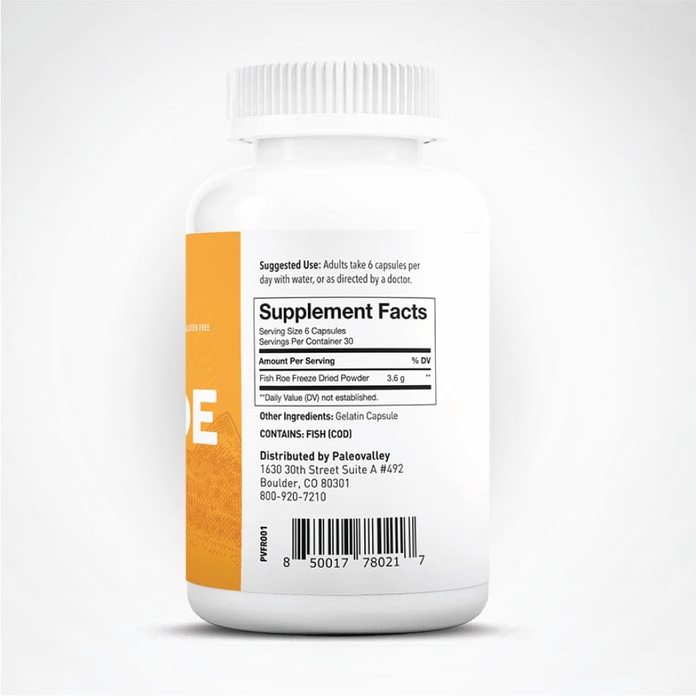 Environmental sustainability logos with fish roe