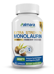 Palmara Health Monolaurin 1600mg serving with two 800mg capsules