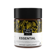 Front view of PALO Essential+ Adult Daily Multivitamin packaging