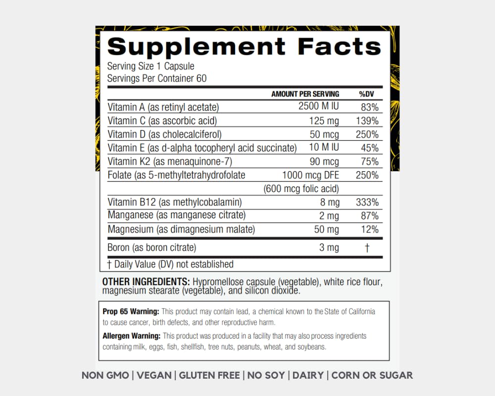 Bottle and packaging of PALO Essential+ 60 capsules