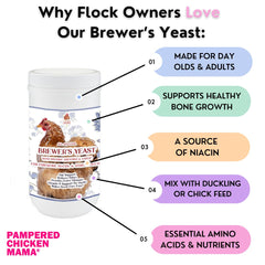 Pampered Chicken Mama Brewer's Yeast packaging label