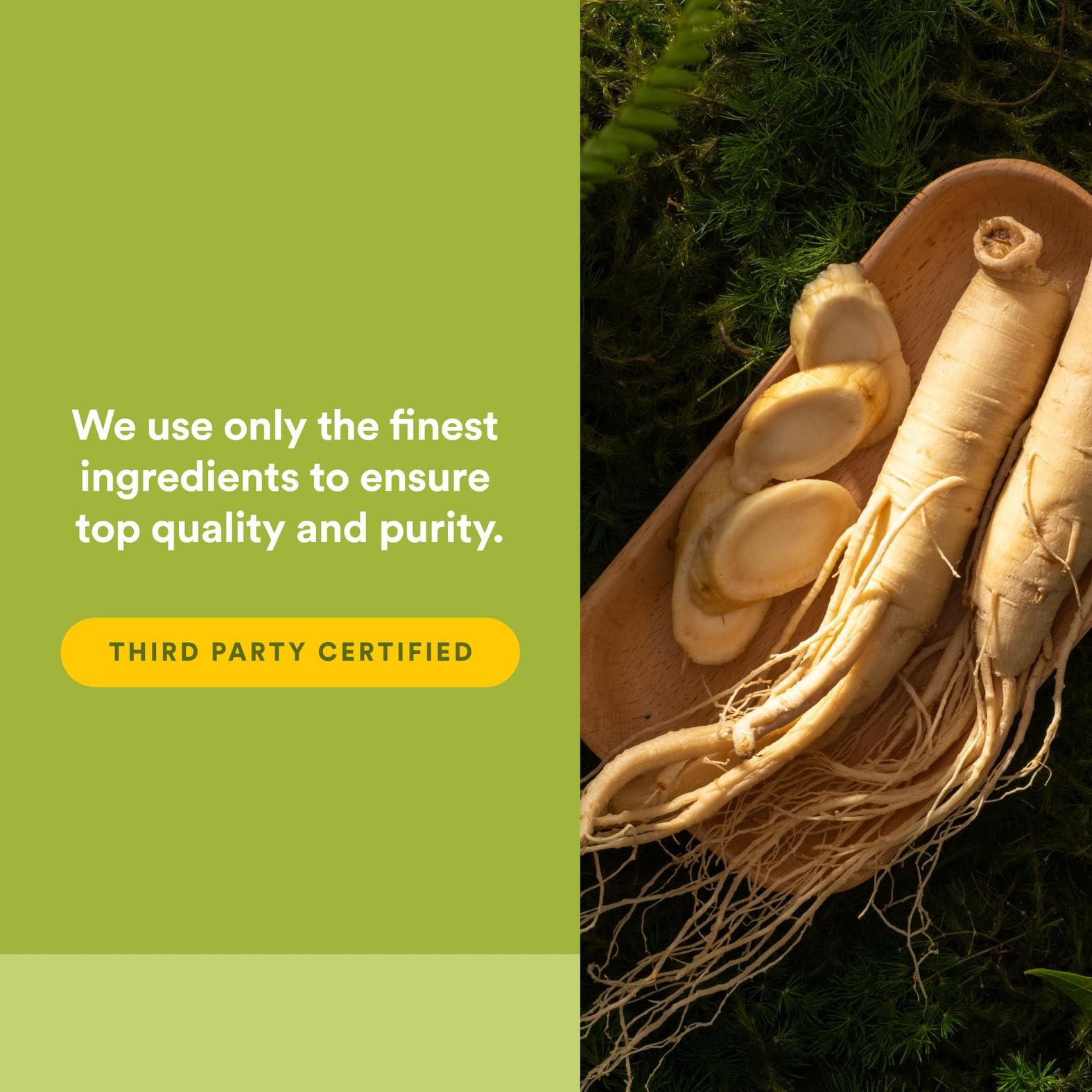 Third-party testing badge for GMOs and contaminants