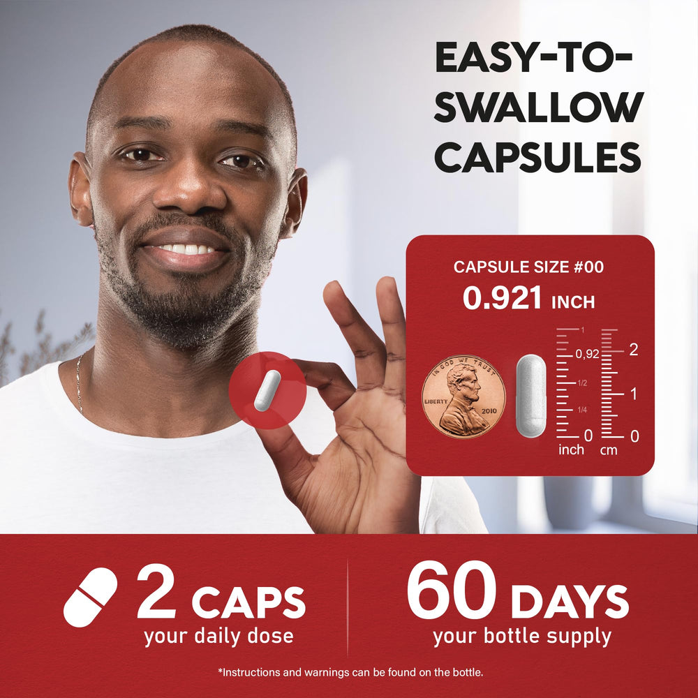 Vegan, non-GMO, dye-free Panax Ginseng capsules