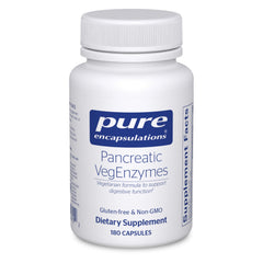 Bottle front view of Pure Encapsulations Pancreatic VegEnzymes
