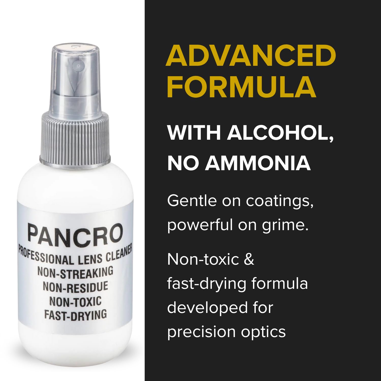 Pancro spray bottle demonstrating precise application