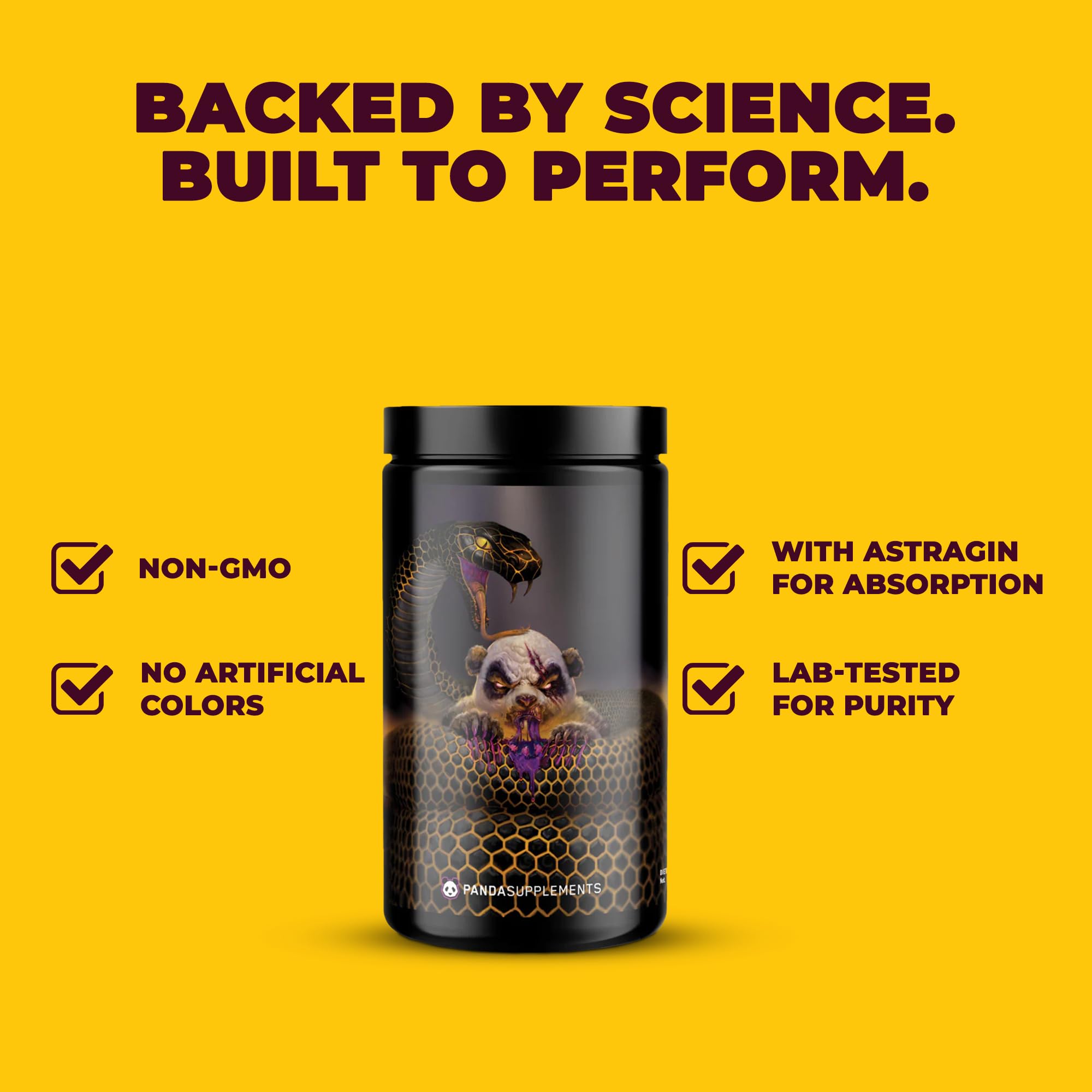 Energetic pump and energy concept for Pandamic pre-workout