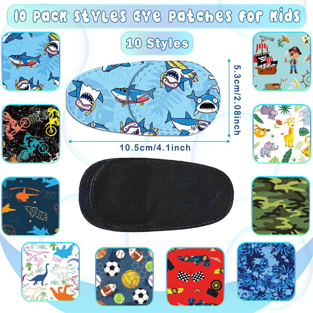 Close-up of eye patch size 2 x 4.1 inches for kids