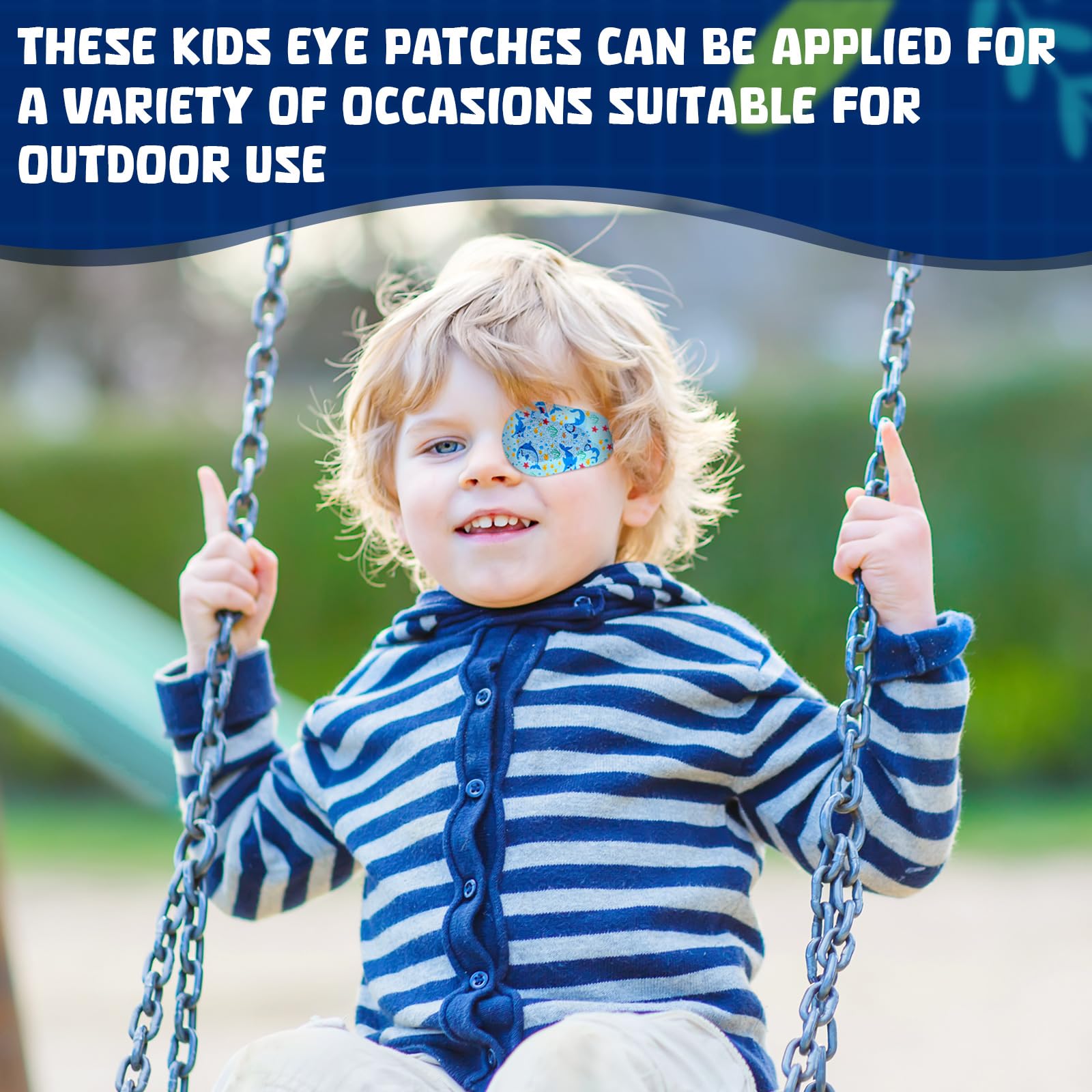 Breathable lightweight eye patches for everyday wear