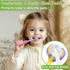 Ultra-soft bristles for gentle cleaning of teeth and gums