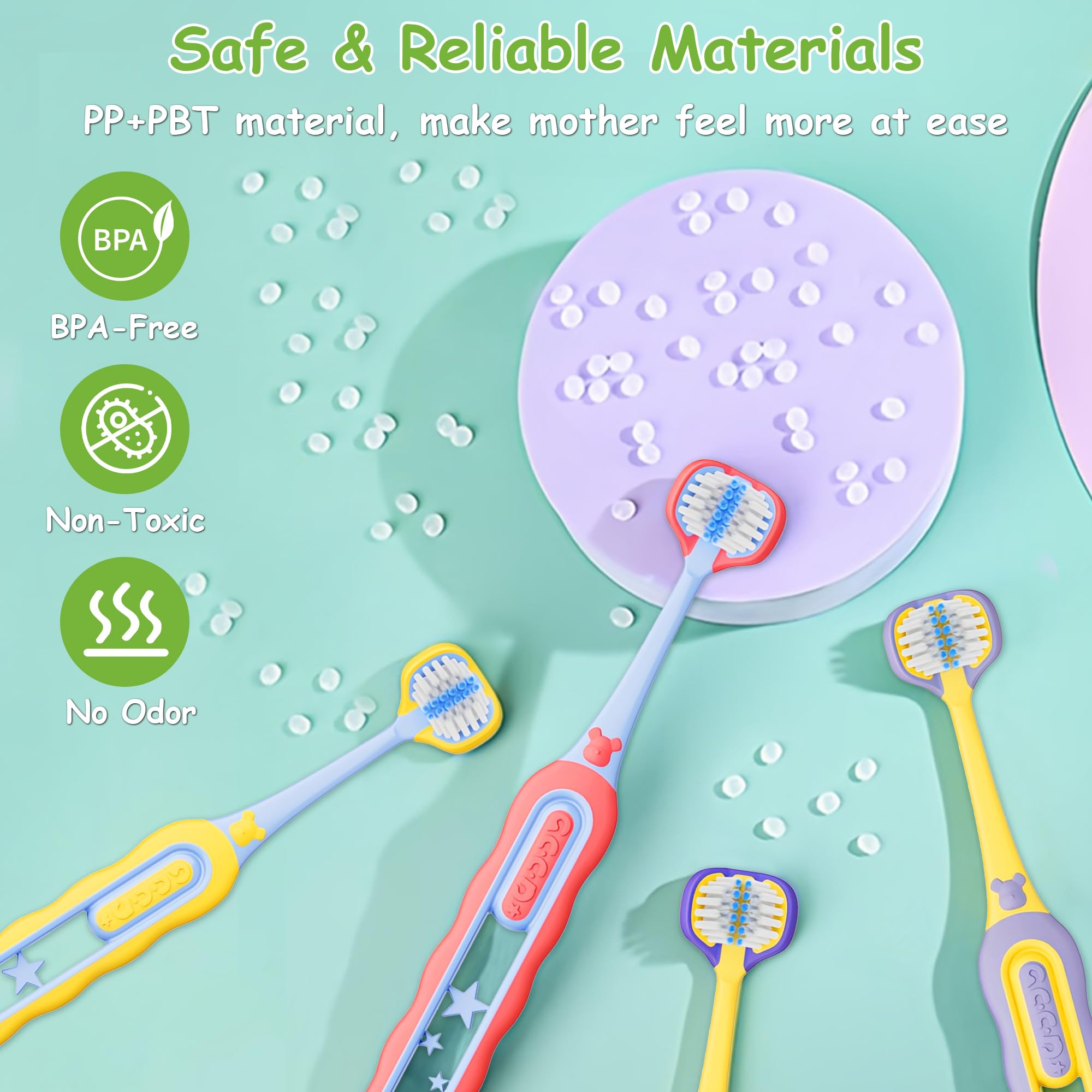 Safe durable TPE handle with no sharp edges