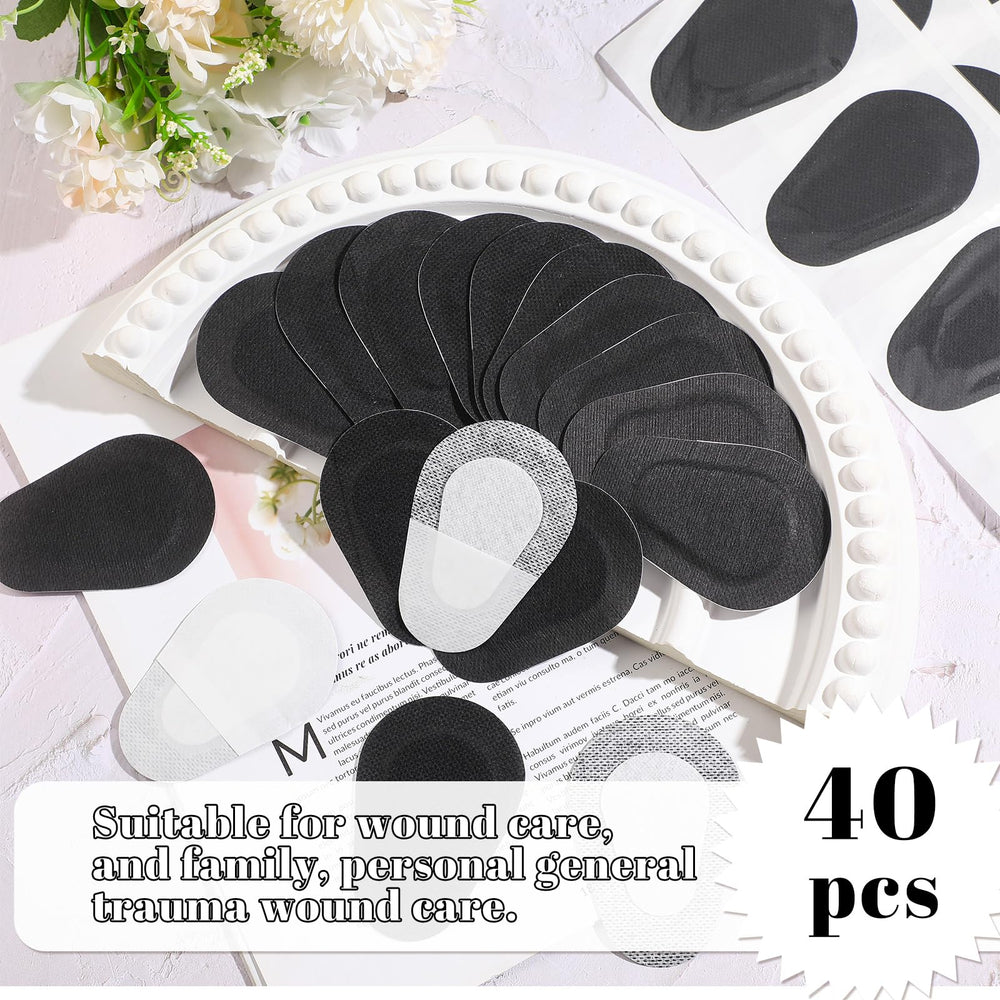 Close-up of Panitay eye patches showing breathable non-woven material