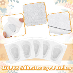 Eye patches stacked with soft texture