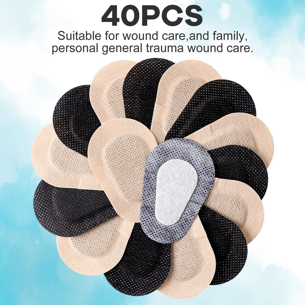 Breathable, lightweight eye patches worn on the eye