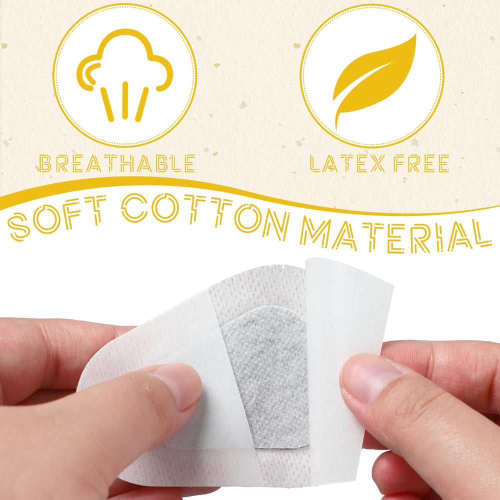 Latex-free adhesive eye patch design