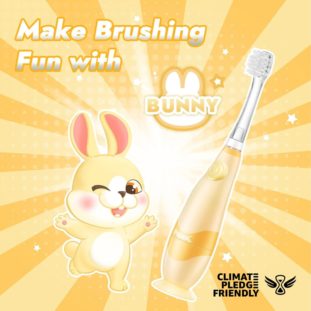 Cute bunny cover for Papablic toddler toothbrush
