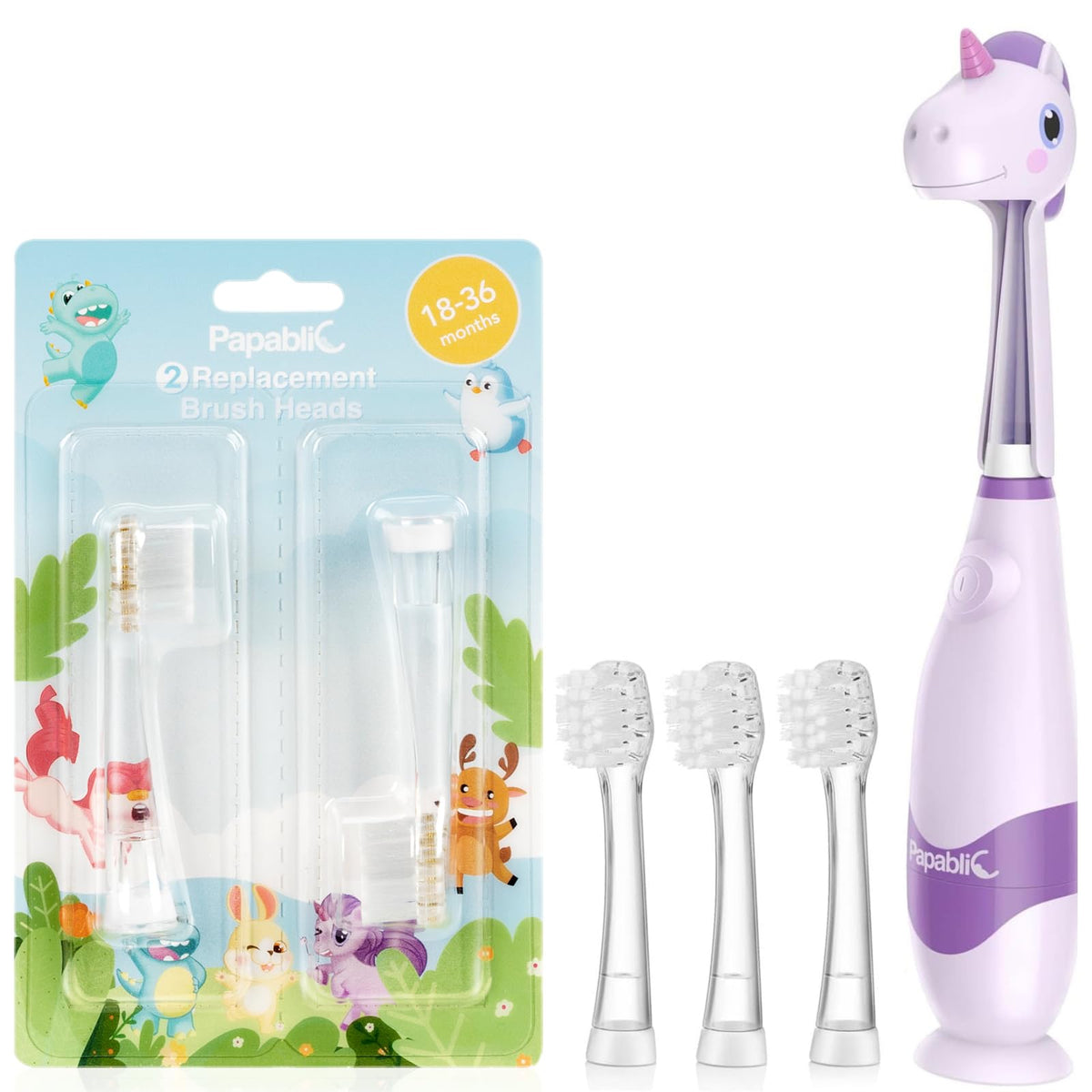 Arya unicorn-themed toddler sonic toothbrush
