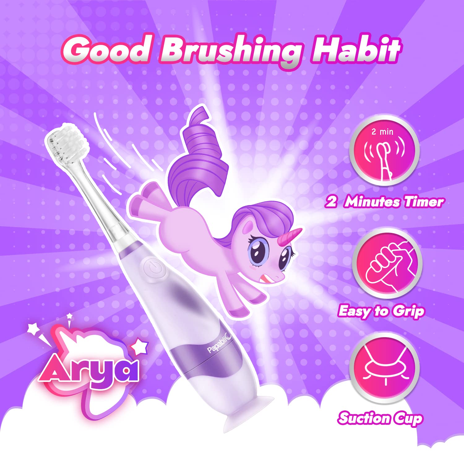 Toothbrush suction cup for sanitary storage