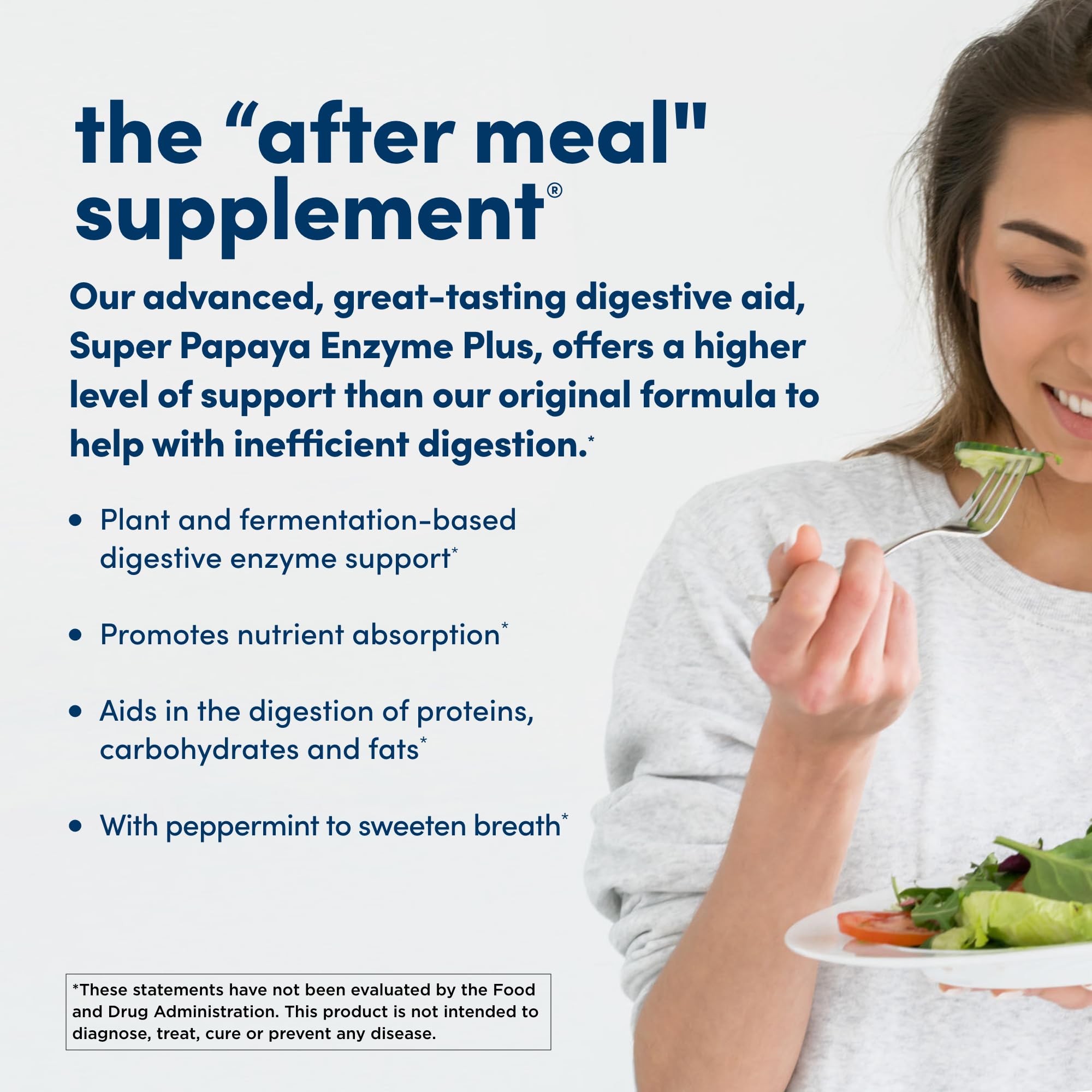 Papaya enzyme ingredients including papain, amylase and protease