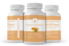 Lab Verified seal on Papaya Extract supplement bottle