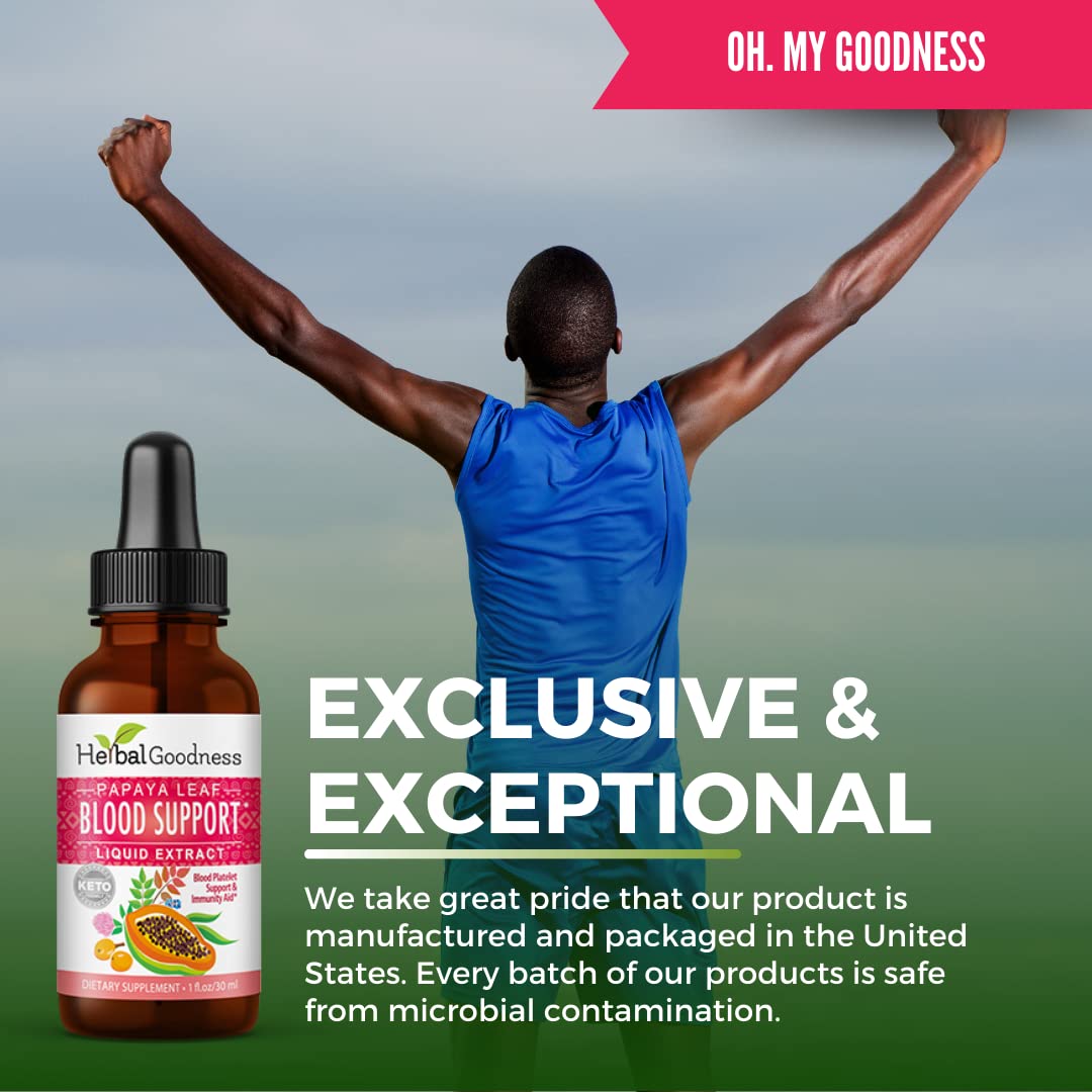 Bone marrow health concept with papaya leaf extract