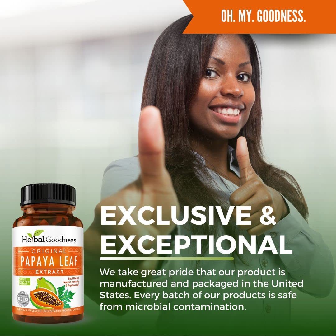 Papaya leaf digestive enzymes papain and chymopapain