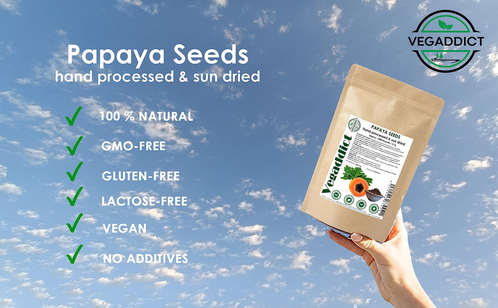 Papain-rich papaya seeds