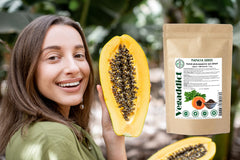 Carpain enzyme in papaya seeds