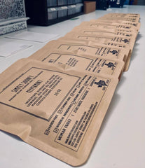 Food-safe paper packaging demonstrating recyclable materials.