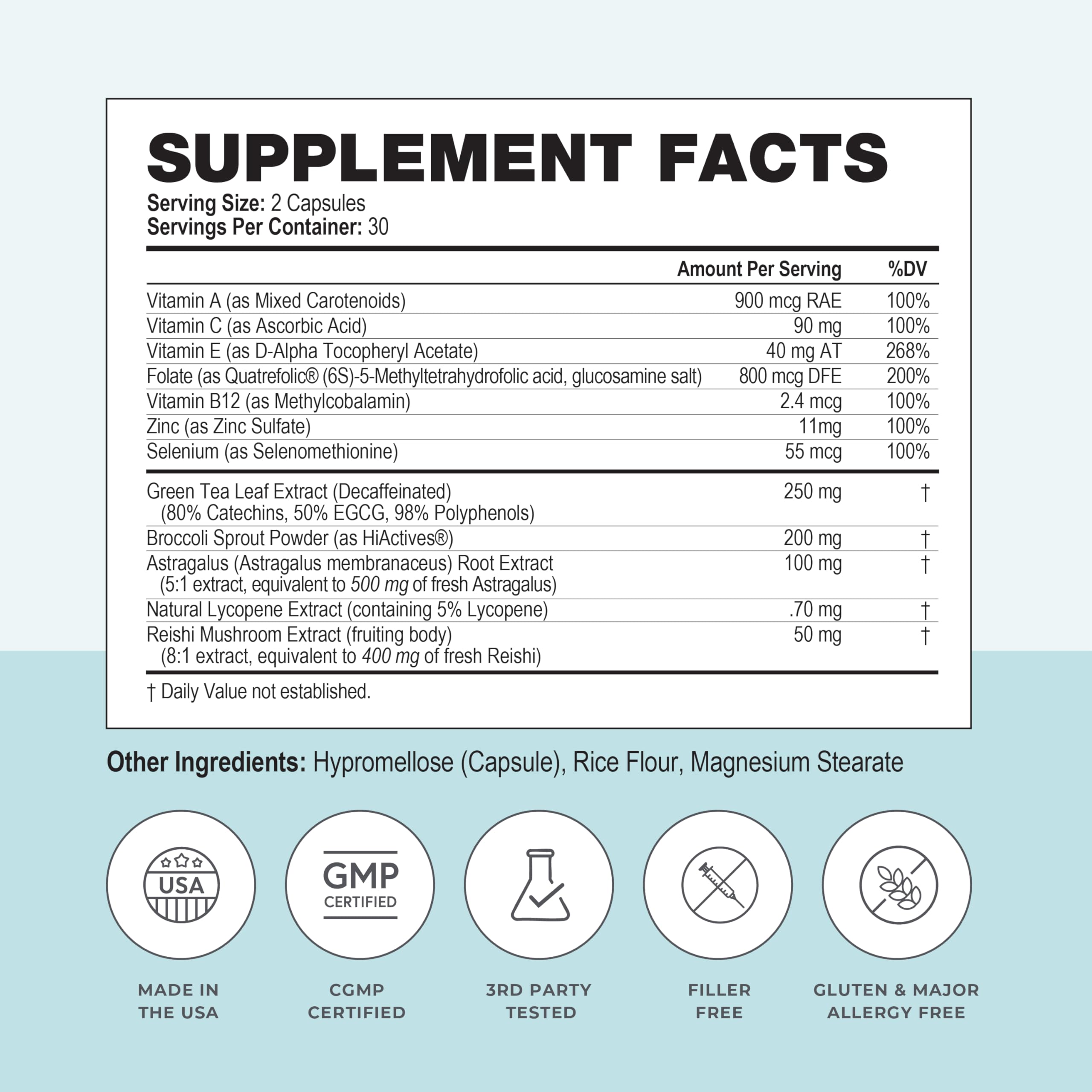 Cruelty-free vegan capsules in a bottle