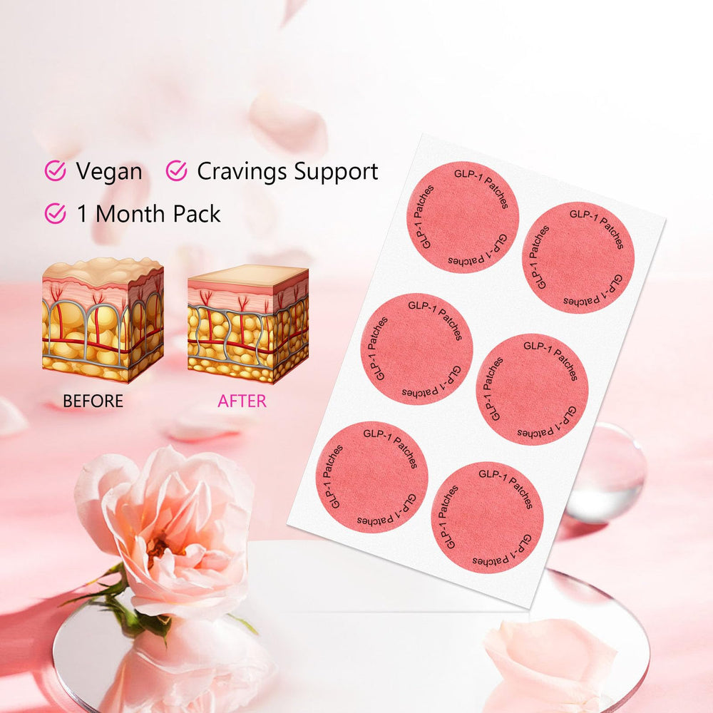 Close-up of PAQIMAN GLP-1 Weight Patches label